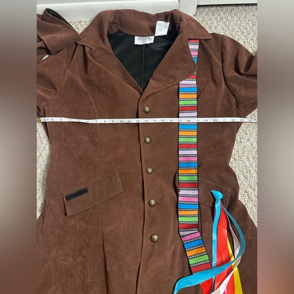 Jerry Beck Mad hatter costume Coat with Multicolor Accents size 1X - Picture 7 of 7